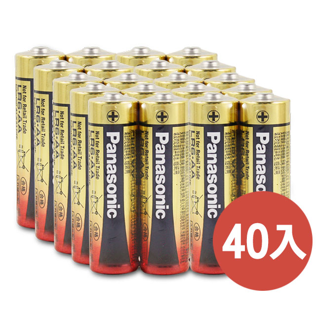 Panasonic 國際牌3號鹼性電池(40顆入)