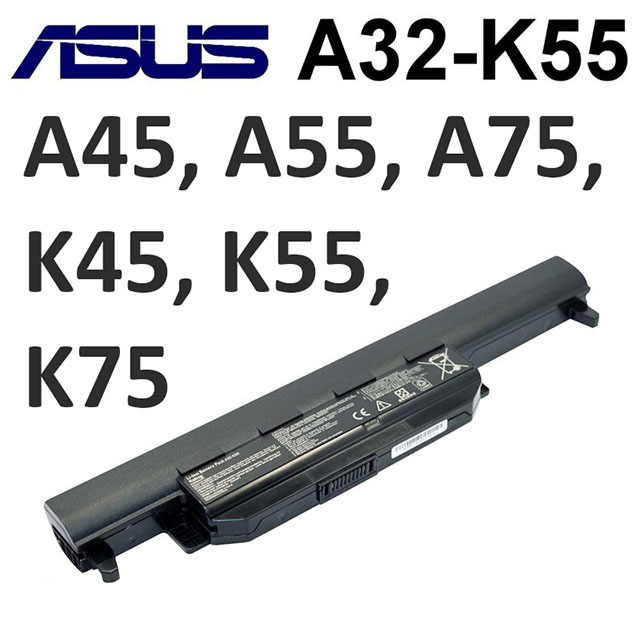 ASUS電池華碩 A32-K55 A45, A55, A75, K45, K55, K75 A75V,A45D,A45DE,A45DR,A45N