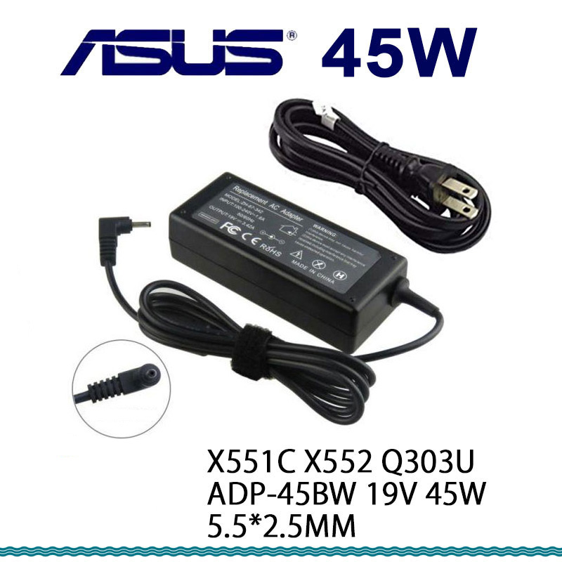 充電器 適用於 華碩 ASUS X551C X552 Q303U ADP-45BW 19V 45W 5.5x2.5mm