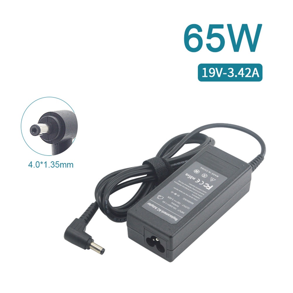 充電器 適用於 華碩 ASUS 電腦/筆電 變壓器 4.0mm*1.35mm【65W】19V 3.42A 長方型