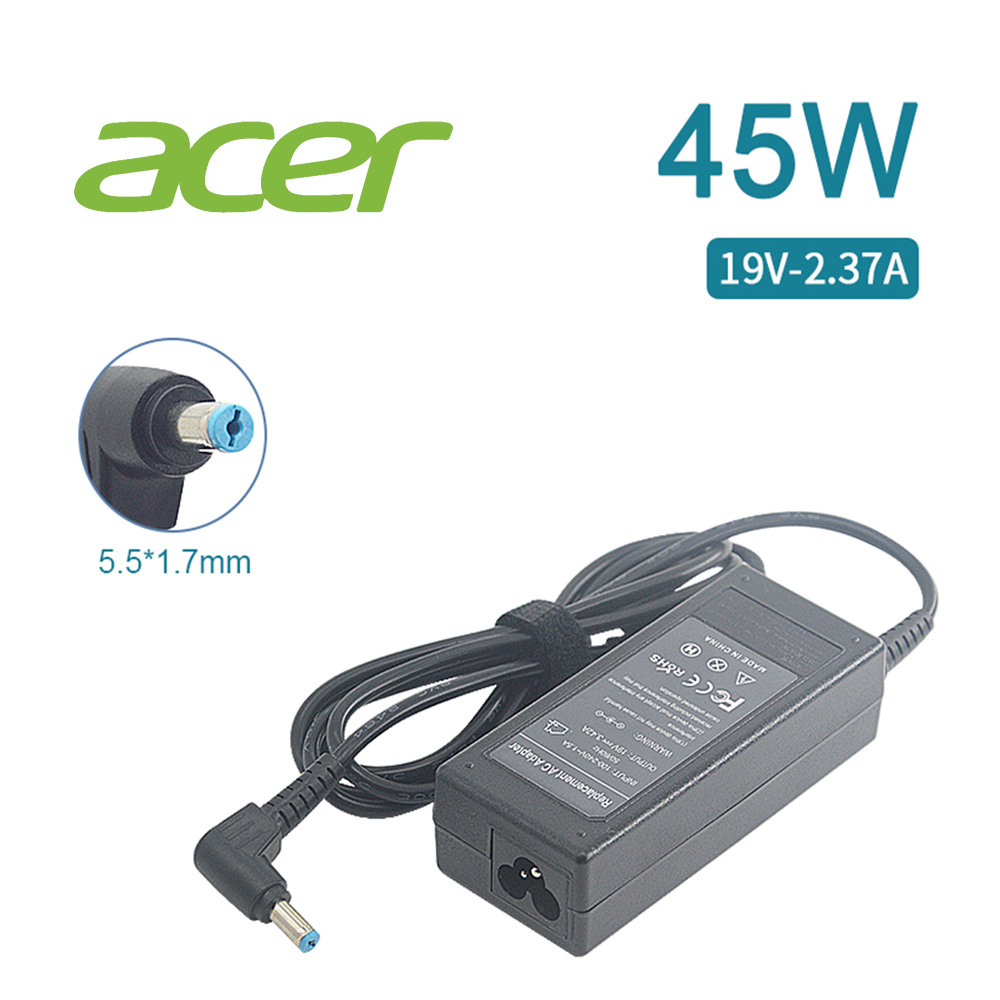 充電器 Acer 宏碁 電腦/筆電 變壓器 5.5mm*1.7mm【45W】19V 2.37A