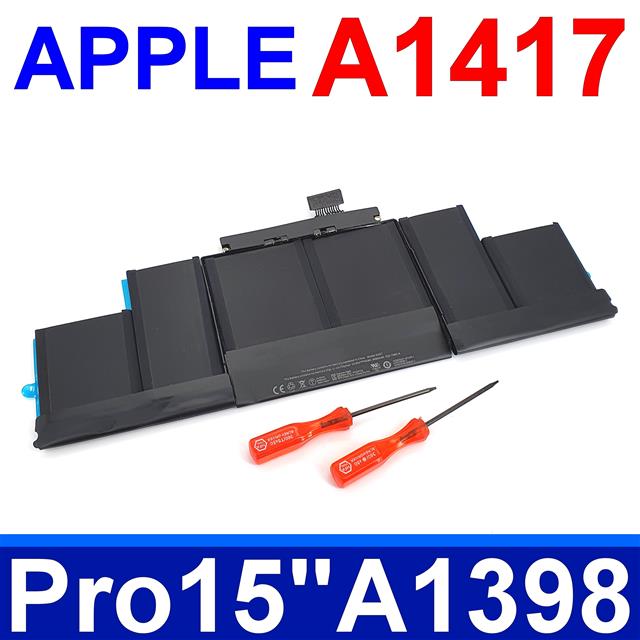 APPLE 電池 9芯 A1417 A1398 ME664 ME665 MC975 MC976 MD831 系列