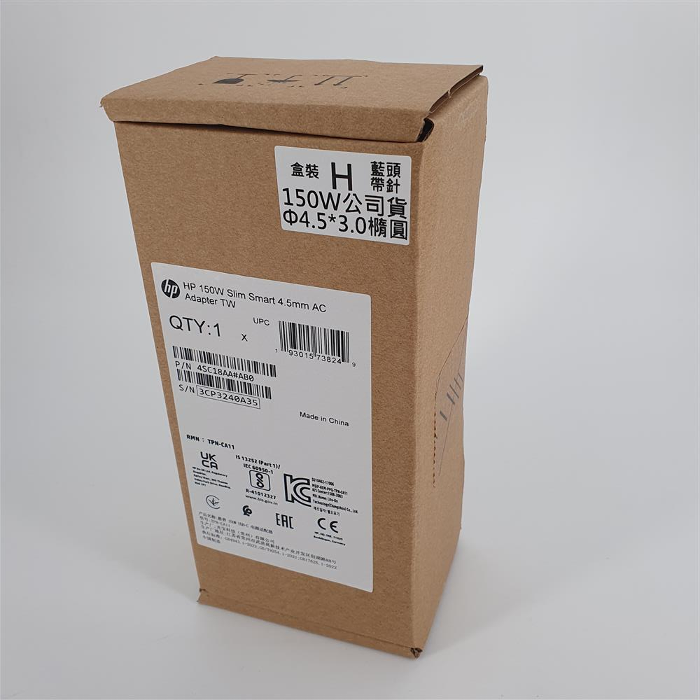 惠普 HP 150W 原廠變壓器 19.5V 7.7A 充電器 電源線 充電線 TPN-DA09 4.5*3.0mm