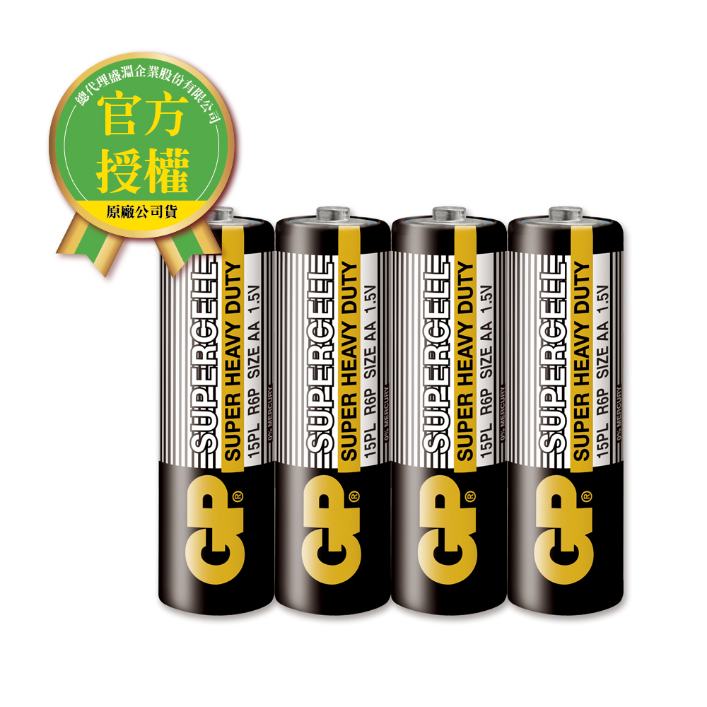 GP超霸-超級碳鋅電池(黑) 3號 40入