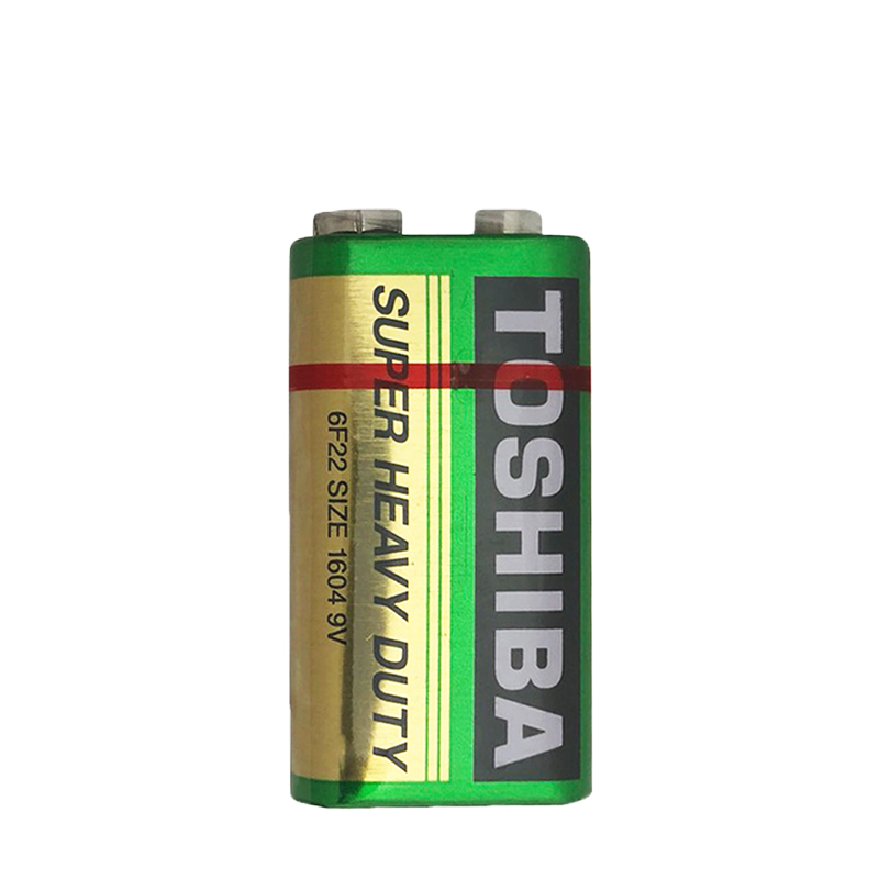 【東芝Toshiba】碳鋅電池 9V電池4入裝(環保電池/乾電池/公司貨)