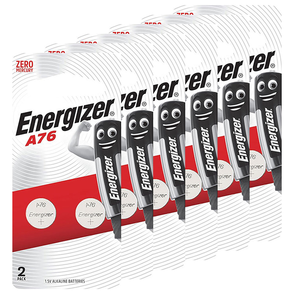 【Energizer 勁量】鈕扣型189鹼性電池12顆 吊卡裝(1.5V鈕扣電池LR54)