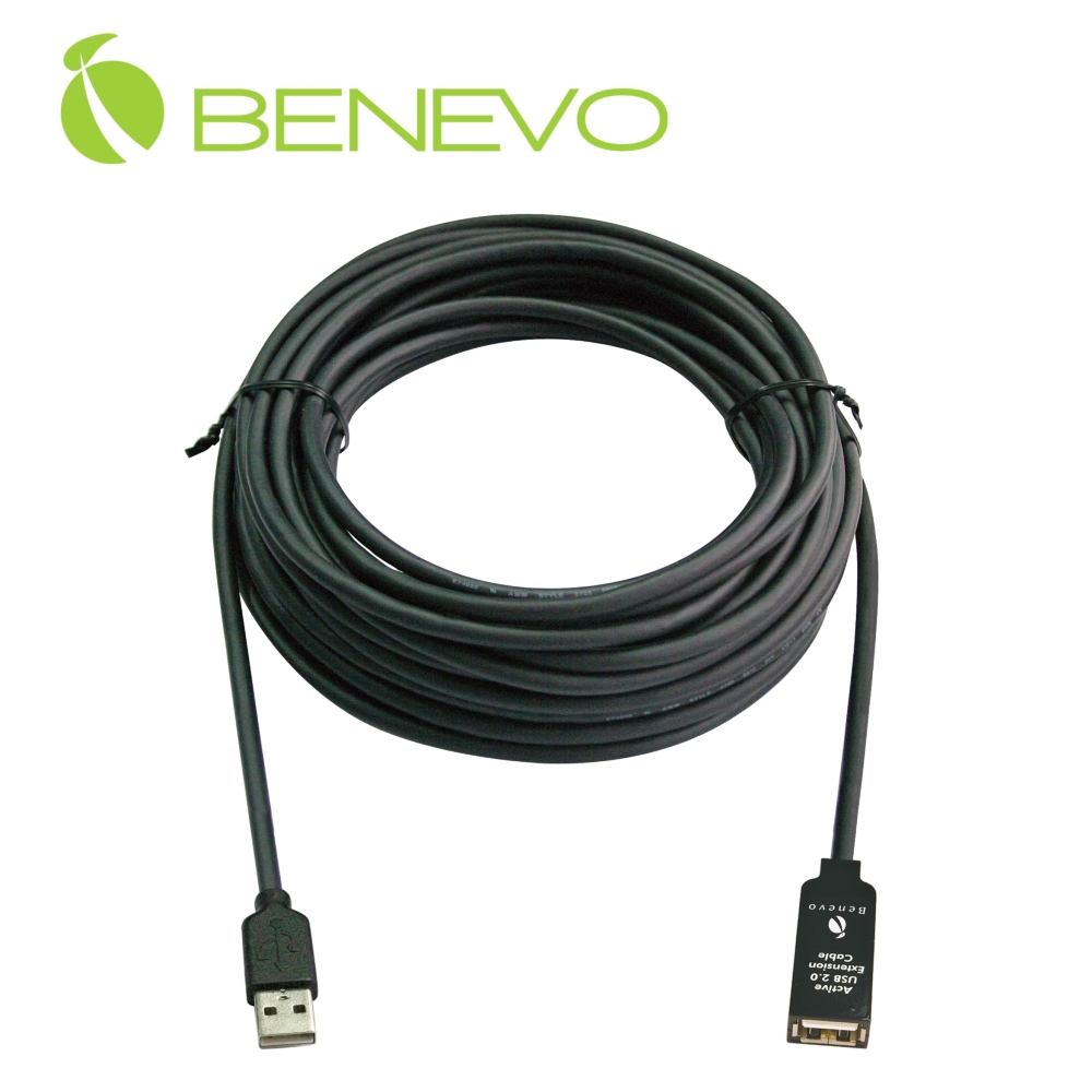 BENEVO UltraUSB 10M 單埠主動式USB 2.0 訊號增益延長線(BUE2010U1)