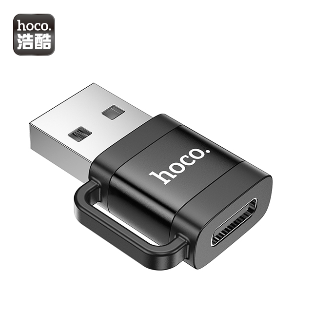 hoco. UA31D USB公轉Type-C母USB2.0轉接頭