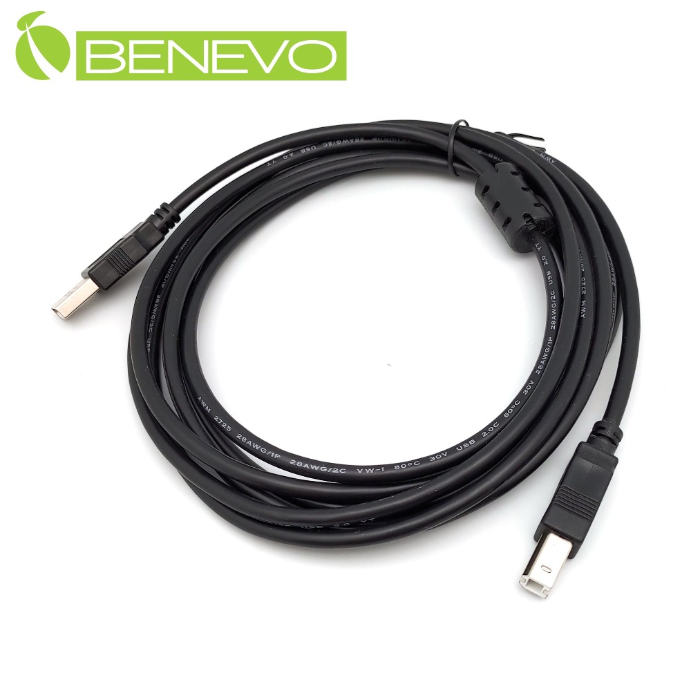 BENEVO 3M USB2.0 A公-B公 高隔離連接線