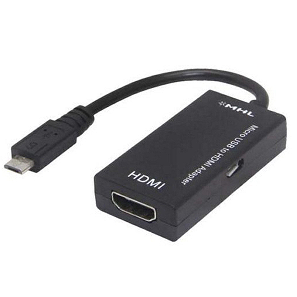 Micro USB 轉HDMI 16公分轉接線-Adapter09