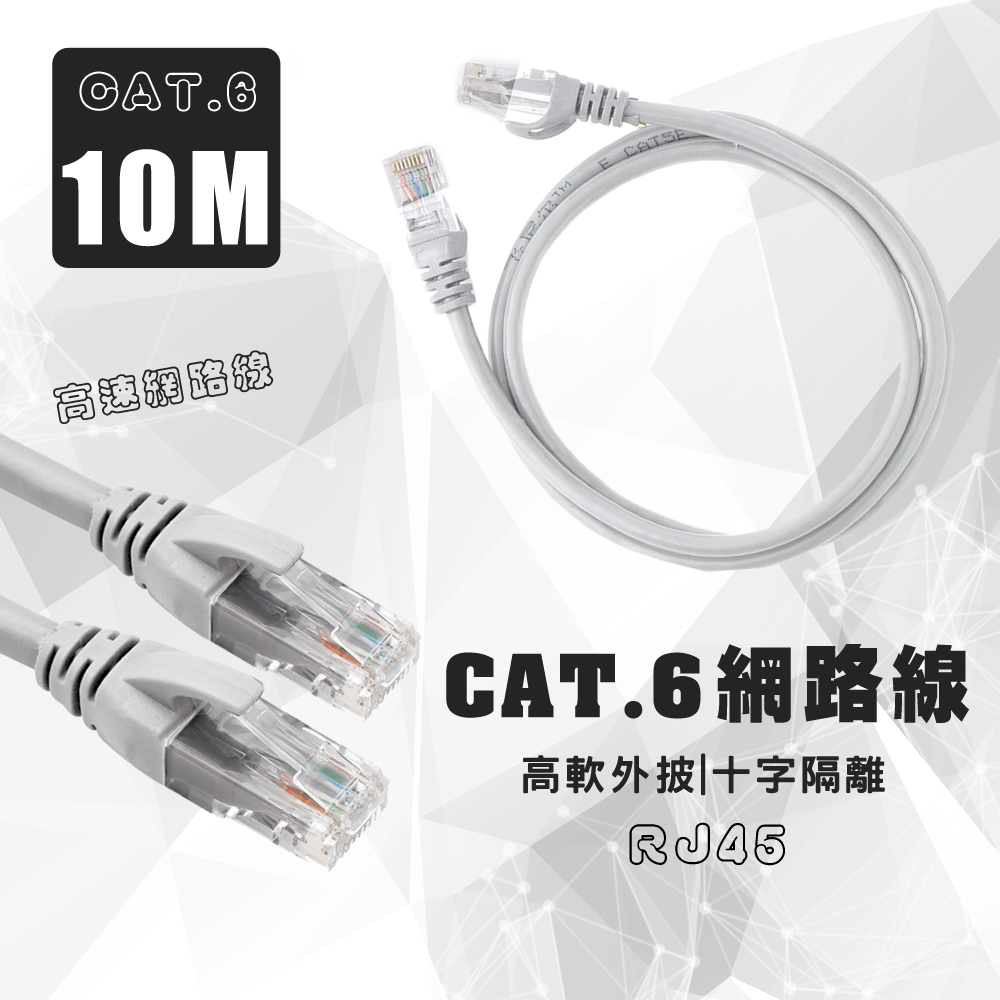 CAT.6網路數據線(10M)