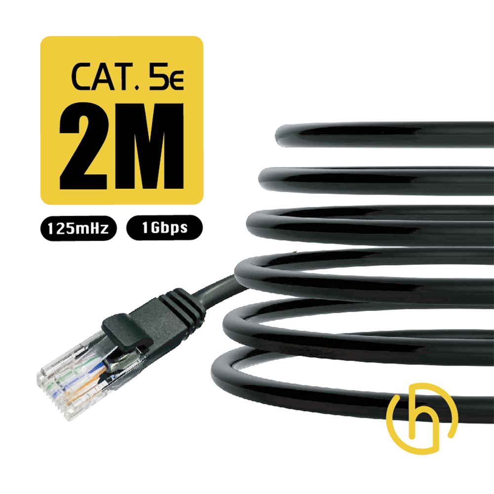 [HARK CAT.5e 超高速工程級網路線2米(2入)