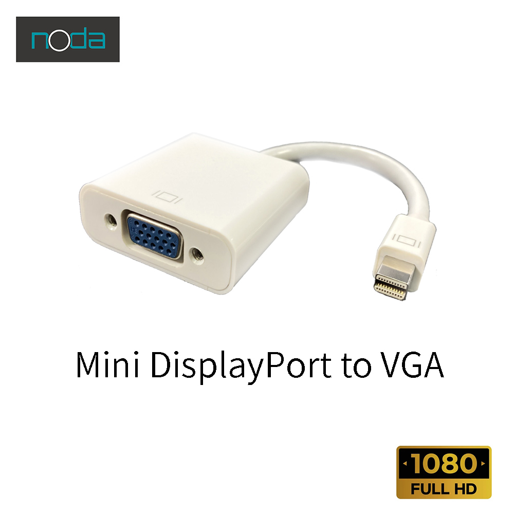 noda MiniDisplayport to VGA 影像傳輸線