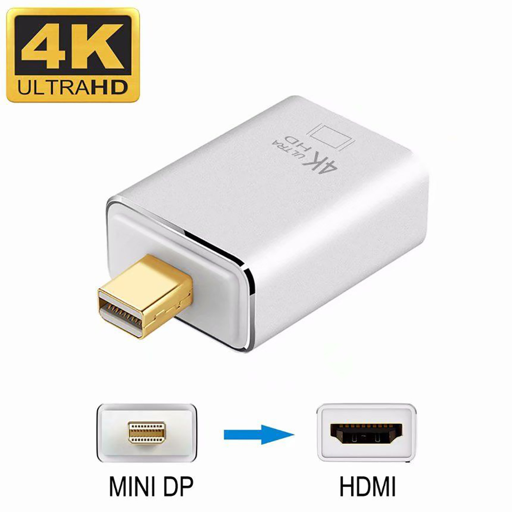 4K2K迷你Mini DP轉HDMI轉接器(鋁合金)