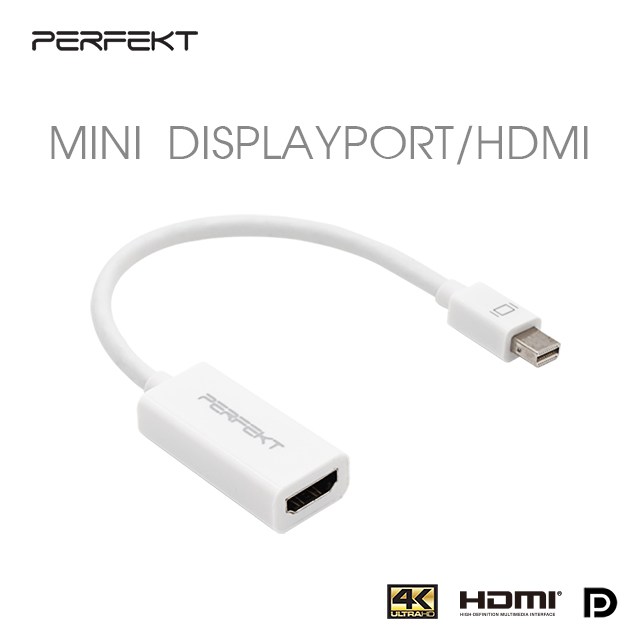 PERFEKT Mini DisplayPort to HDMI 影音訊號轉接器