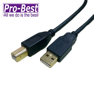 PRO-BEST USB2.0 A公B公,長度1.8米