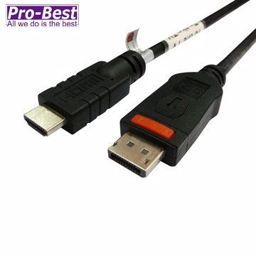 PRO-BEST DisplayPort to HDMI轉接線 4K2K L=2M