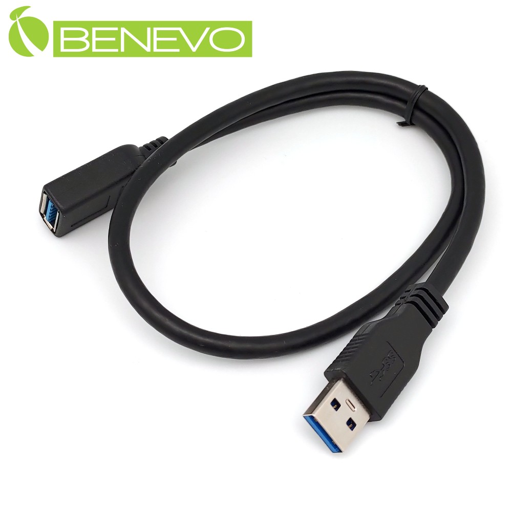 BENEVO 50cm USB3.0超高速雙隔離延長線
