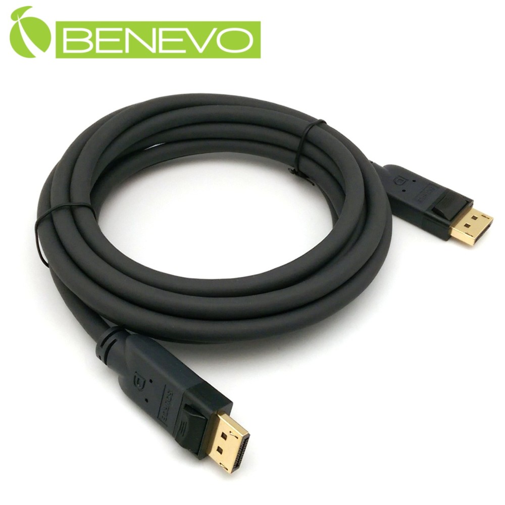 BENEVO工程型4K2K 3M Displayport 1.2版高畫質連接線