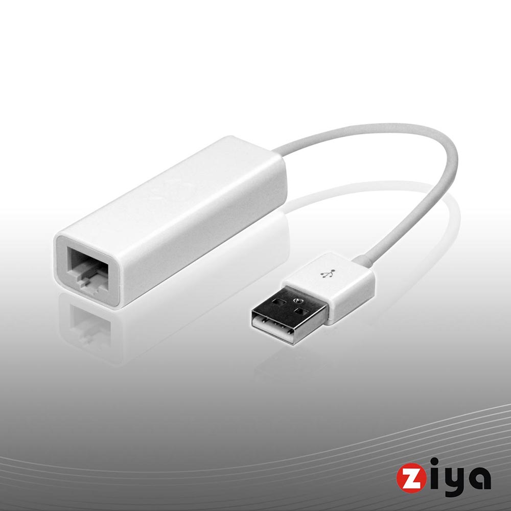 [ZIYA Mac 轉接線 (USB2.0 高速傳輸網路線)