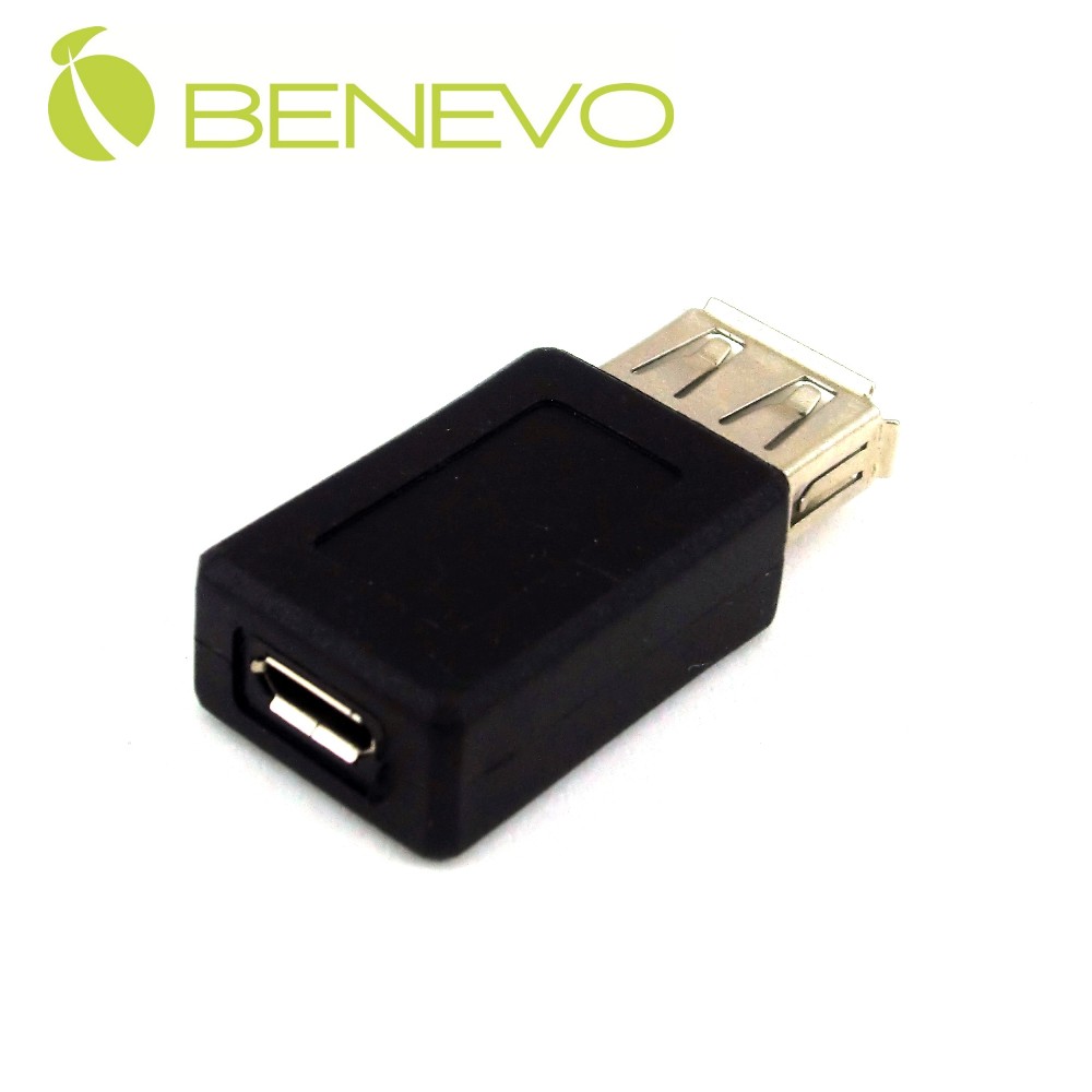 BENEVO 迷你型USB2.0 A母對Micro USB母轉接頭