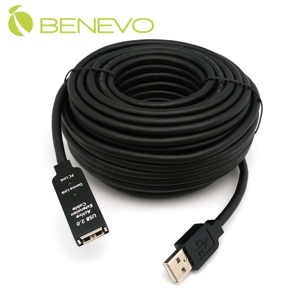 UltraUSB 15M 單埠主動式USB 2.0 訊號增益延長線，附專用電源供應器