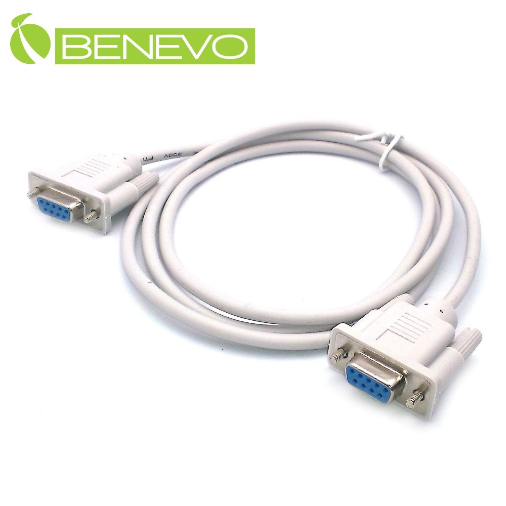 BENEVO 1.2米 RS232/Serial串列埠連接線(母/母)