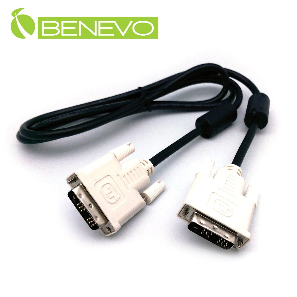 BENEVO 1.5M DVI高品質連接線(18+1)，具雙磁環