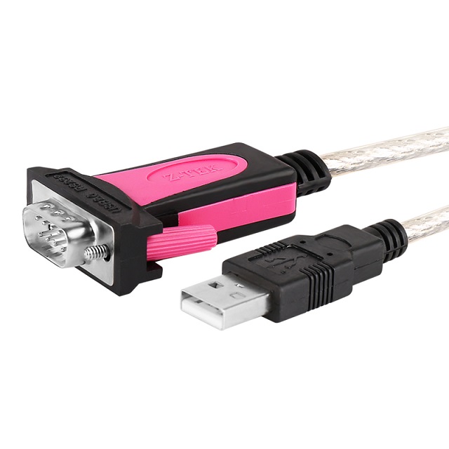 USB2.0 To RS232(DB9公頭) 轉接線 0.5M(ZE731)