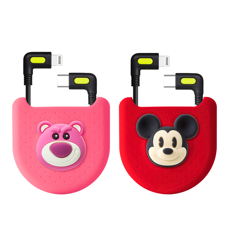 Bone 迪士尼 L型轉角線 (Lightning to USB-C)