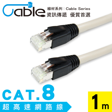 Cable CAT.8超高速網路線100cm(C8-001)