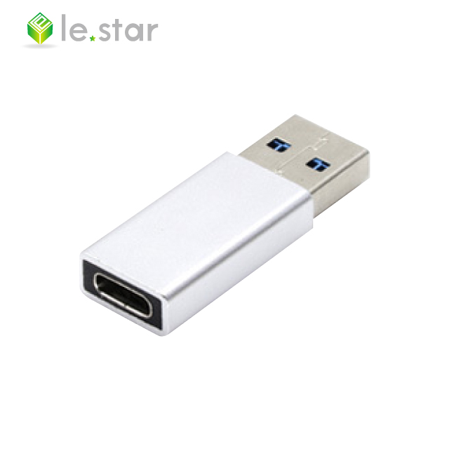 lestar USB3.0 轉 Type-C / Type-C 轉 USB3.0 OTG 轉接頭 - TypeC轉USB3.0太空銀
