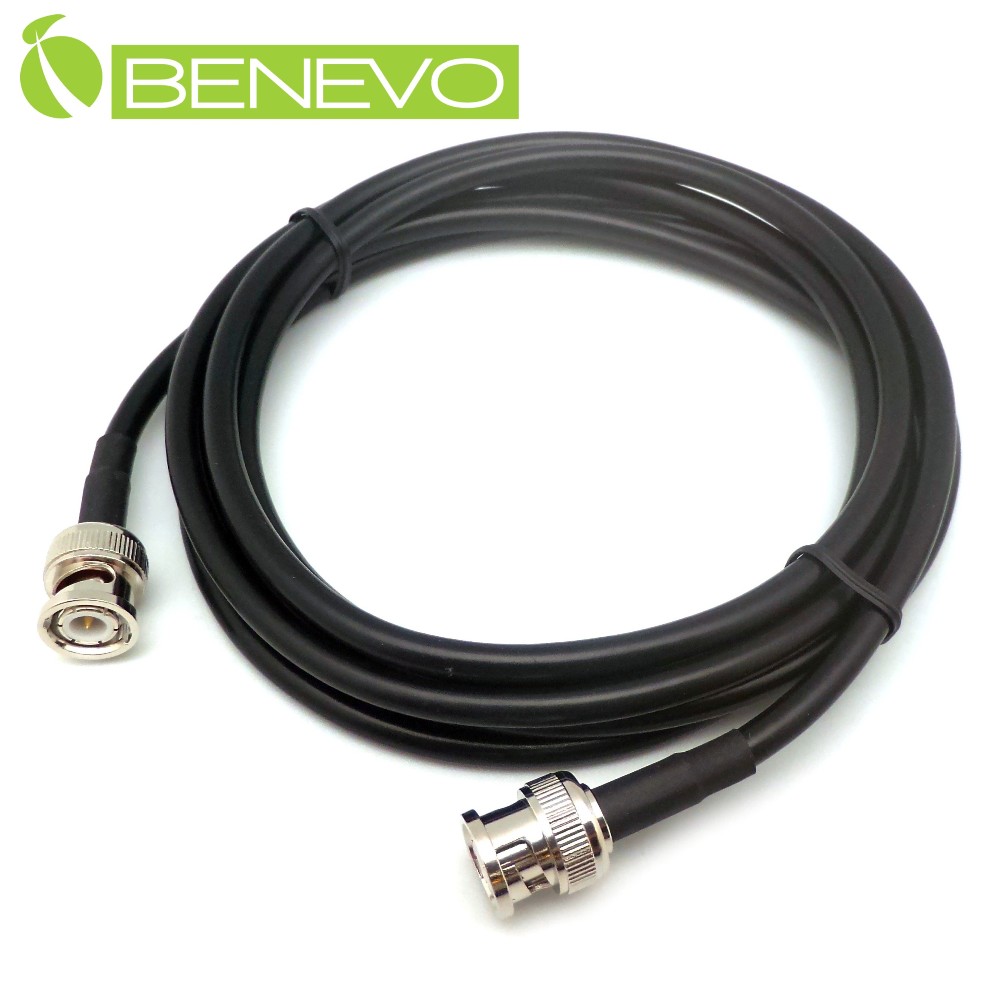 BENEVO 2M BNC公對公同軸連接線(50歐姆/128編遮蔽)