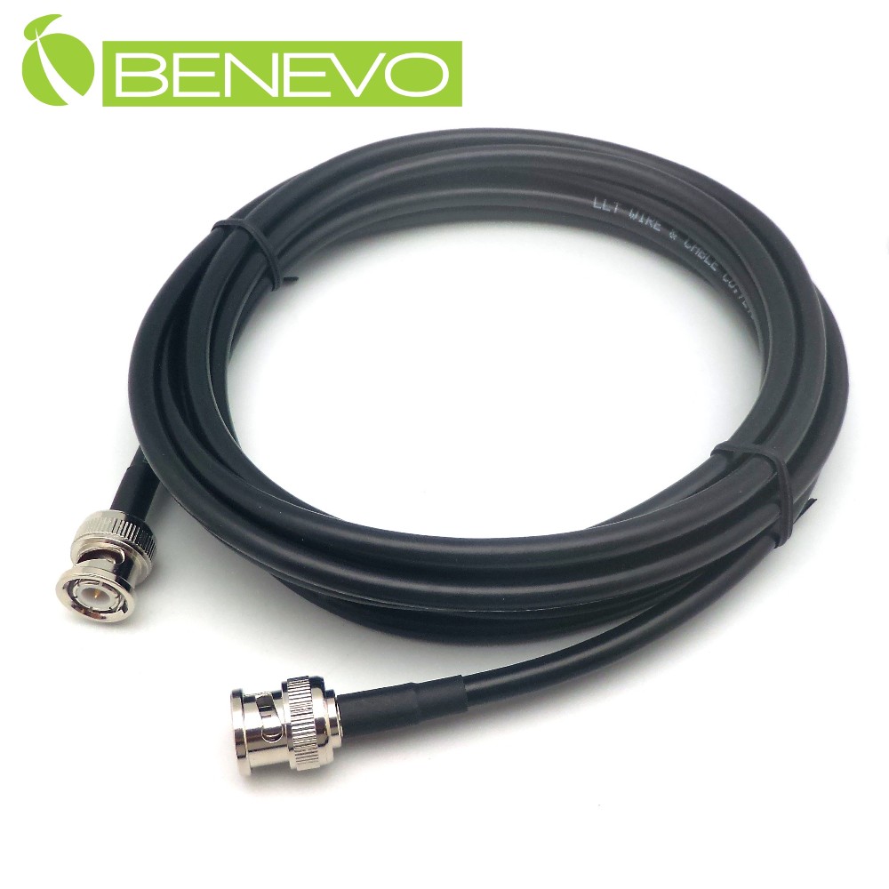 BENEVO 3M BNC公對公同軸連接線(50歐姆/128編遮蔽)