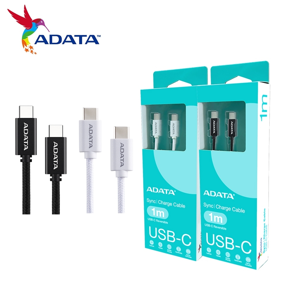 ADATA 威剛 USB-C TO TYPE-C 100W PD 快充傳輸線
