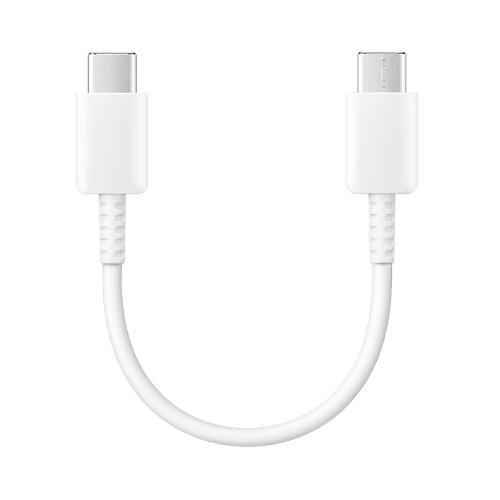 Samsung 三星製造 25cm短版 Type-C to Type-C充電線 - 行動電源適用 (袋裝)