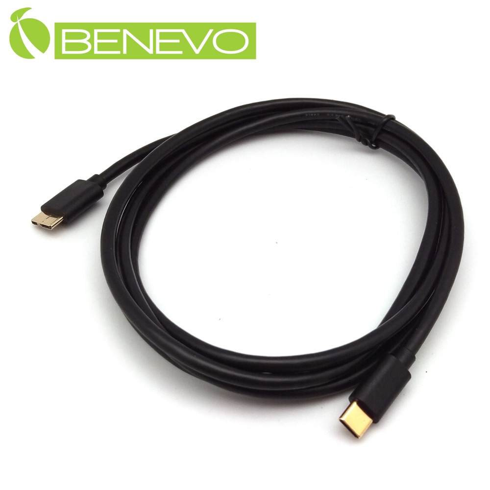 BENEVO 1.8米 USB3.1 Type-C (USB-C) 公對USB3.0 Micro-B公訊號連接線
