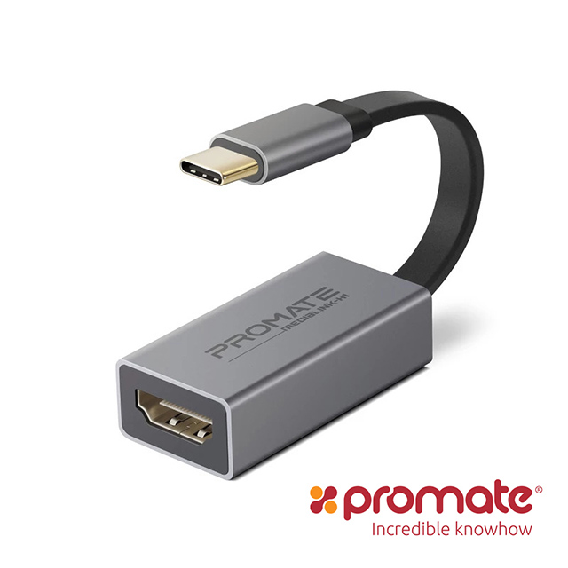 Promate USB Type C to HDMI 影音訊號轉接器(MediaLink-H1)
