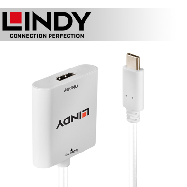 LINDY 林帝 主動式 USB3.1 Type-C to HDMI 2.0 4K@60Hz轉接器 (43247)