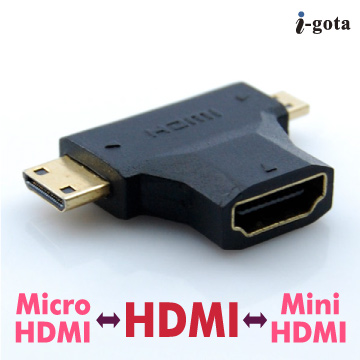 i-gota 1.4b HDMI母-T型公 專用轉接器(AHDMIS-T)