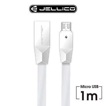 【JELLICO】 1M 卡特系列 Mirco-USB 充電傳輸線/JEC-KS07-WTM