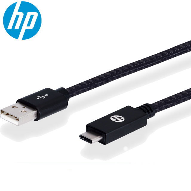 HP專業Type-C充電傳輸線(HP042GBBLK0.25TW)