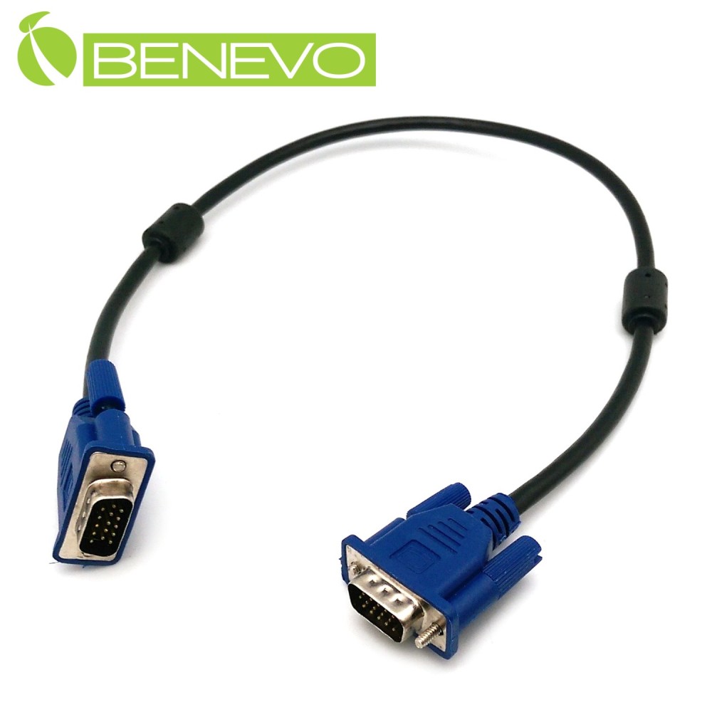 BENEVO 50cm 高畫質VGA連接線(公對公, 3+7, 20276)