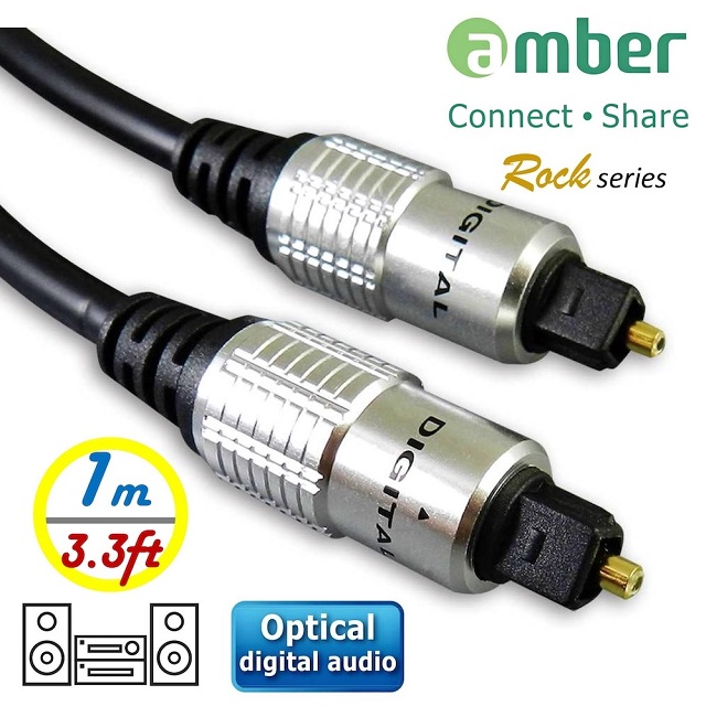 amber S/PDIF Audio Cable(光纖數位音訊傳輸線) / Toslink對Toslink-1M