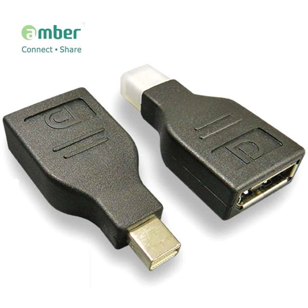 amber mini DisplayPort轉DP轉接頭丨mini DP 轉接頭X2入