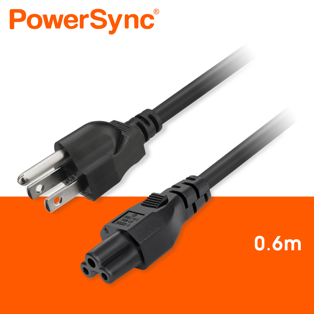 群加 Powersync 筆記型電腦專用電源線-米老鼠頭/0.6m(TPCMRN0006)