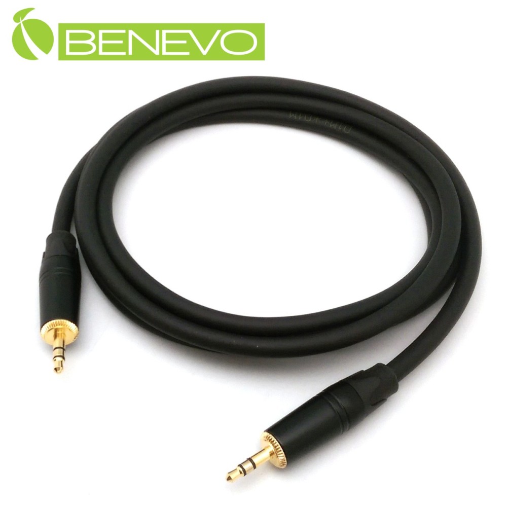 BENEVO 2米 TRS型式 3.5mm立體聲連接線