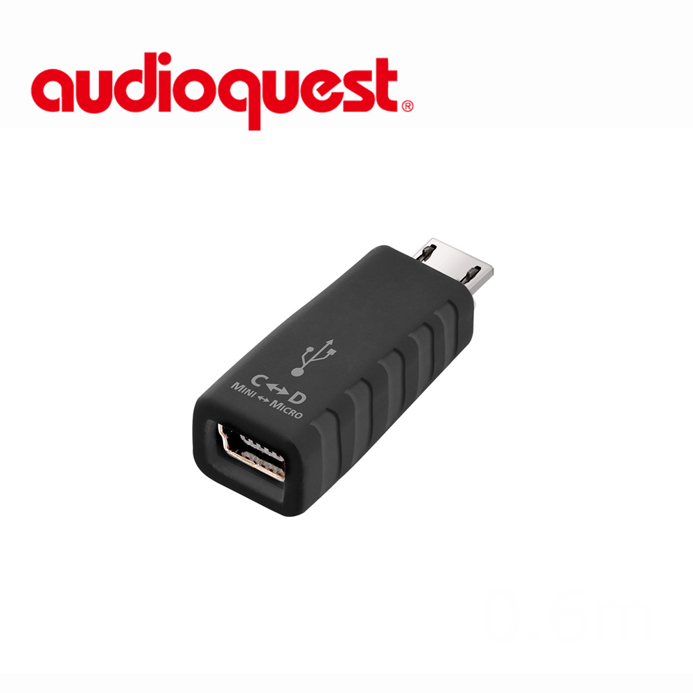 美國線聖 AudioQuest USB Mini to Micro Adaptor轉接器