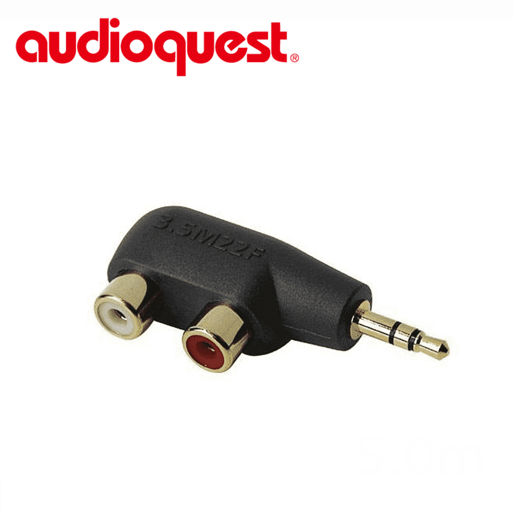 美國線聖 AudioQuest Hard Mini/RCA Adaptor(3.5mm-RCA)