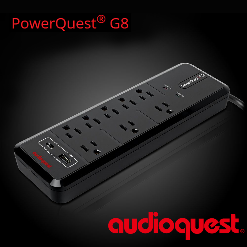 美國線聖Audioquest 電源濾波排插POWERQUEST G8